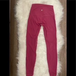 Lululemon pink align size 4